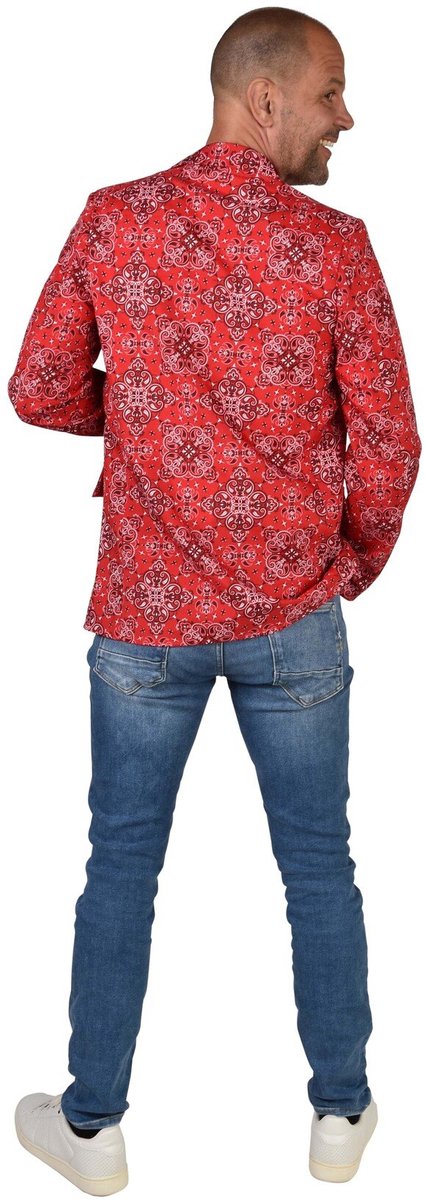 Colbert Boerenzakdoek Rood - Maat XL